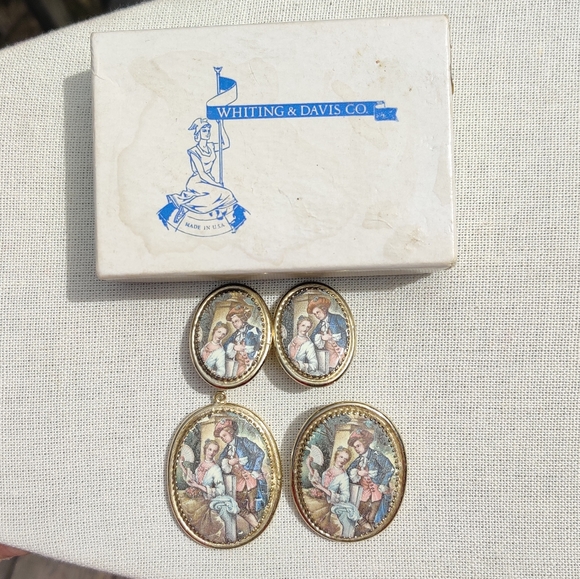 Vintage Whiting & Davis Demi Parure - Picture 2 of 9